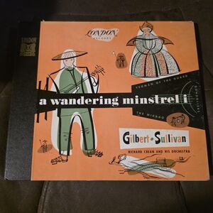Gilbert and Sullivan Vinyl Record - Orange and Black